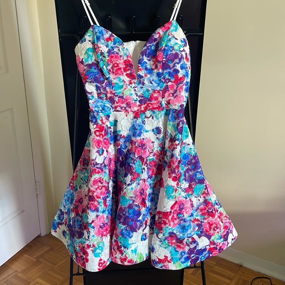 Short Pleated Party Dress